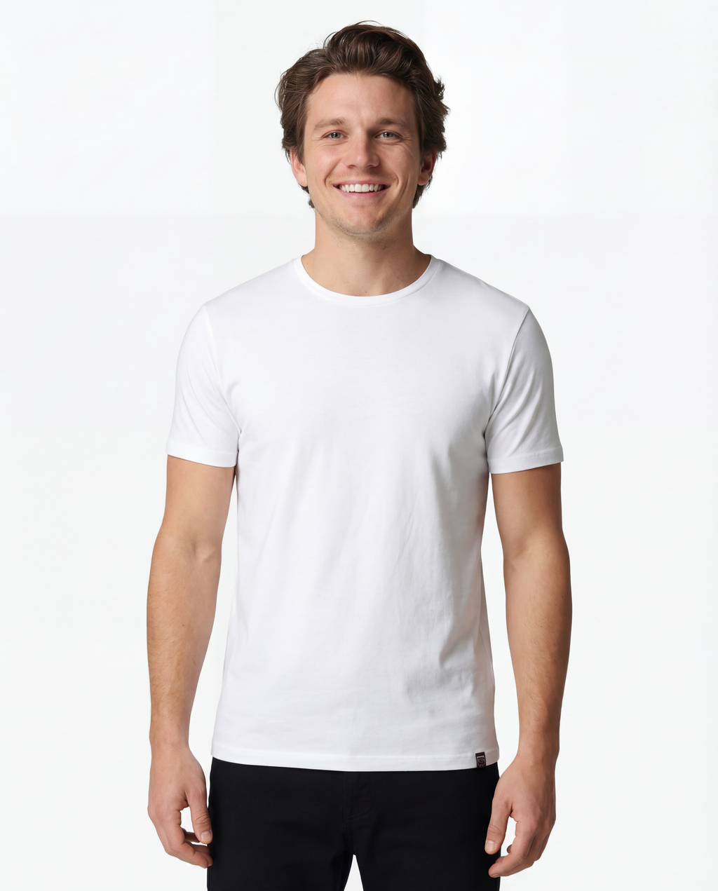 TR Premium - Crew Neck Men's Solid T-Shirt