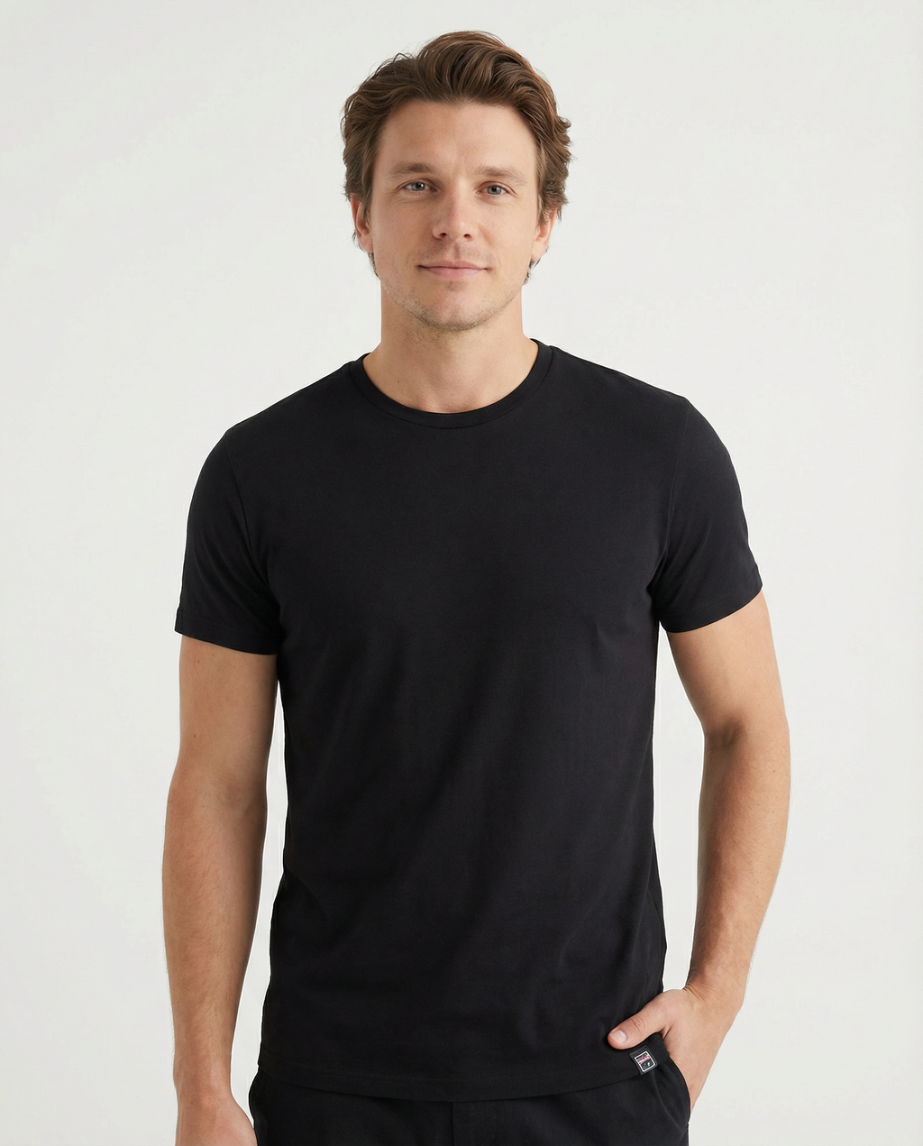 TR Premium - Crew Neck Men's Solid T-Shirt