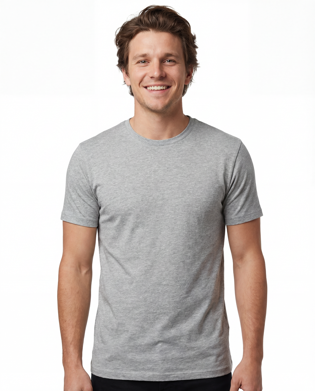 TR Premium - Crew Neck Men's Solid T-Shirt