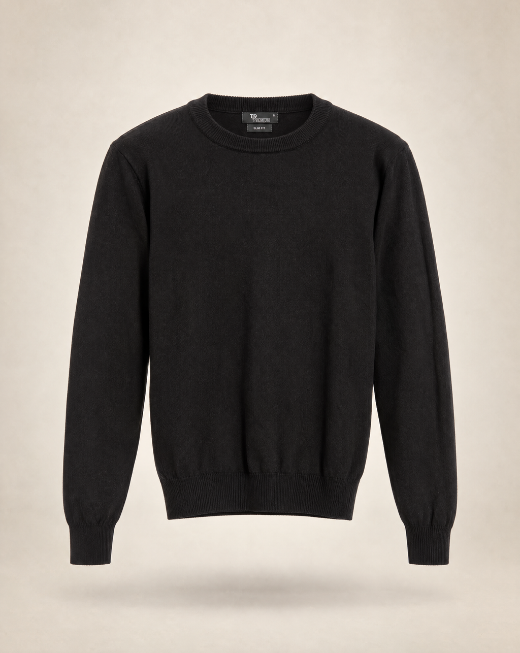 TRCK-11555-SLIM FIT CREW NECK SWEATER