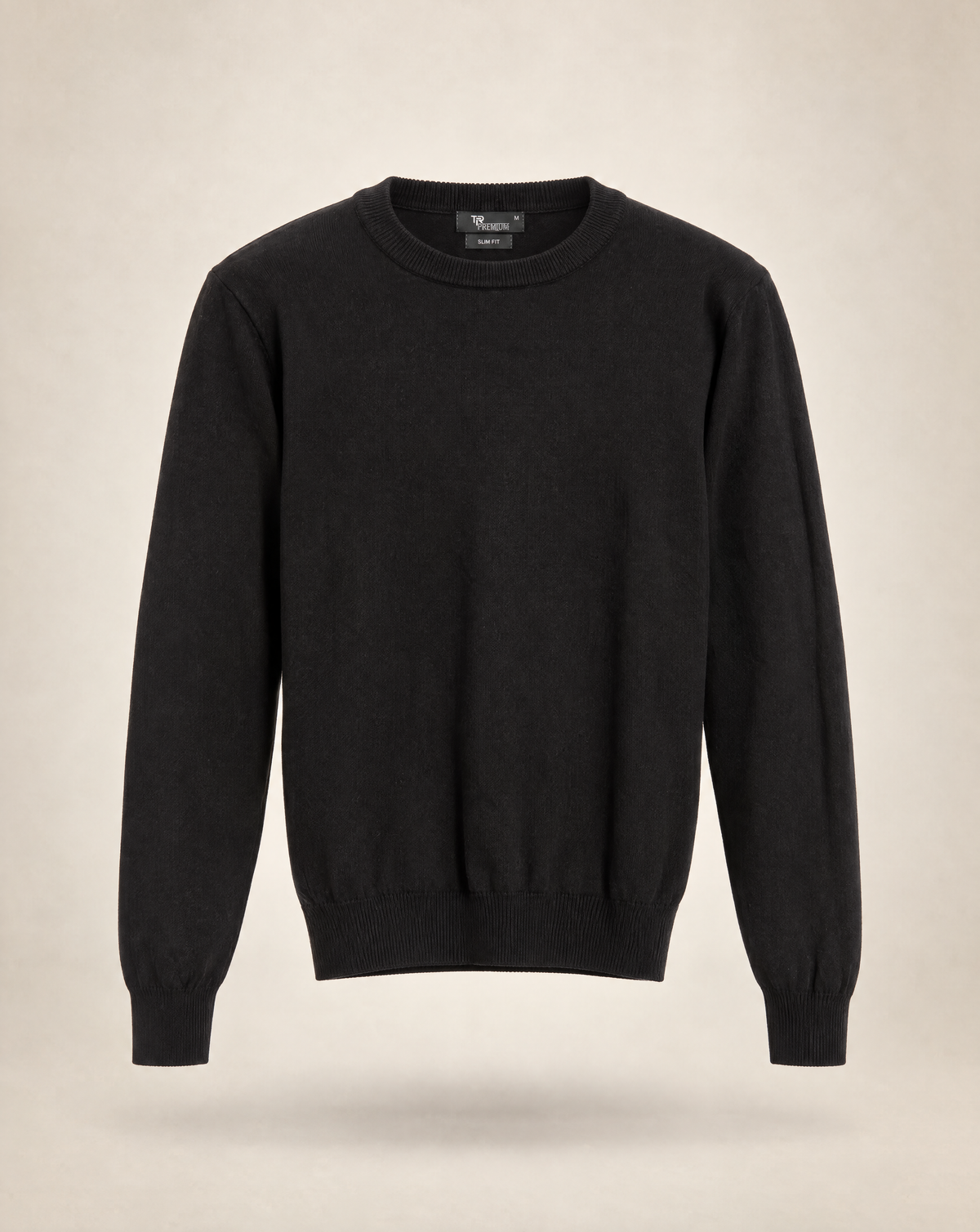 TRCK-11555-SLIM FIT CREW NECK SWEATER