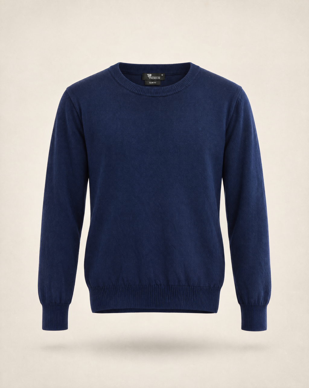 TRCK-11555-SLIM FIT CREW NECK SWEATER