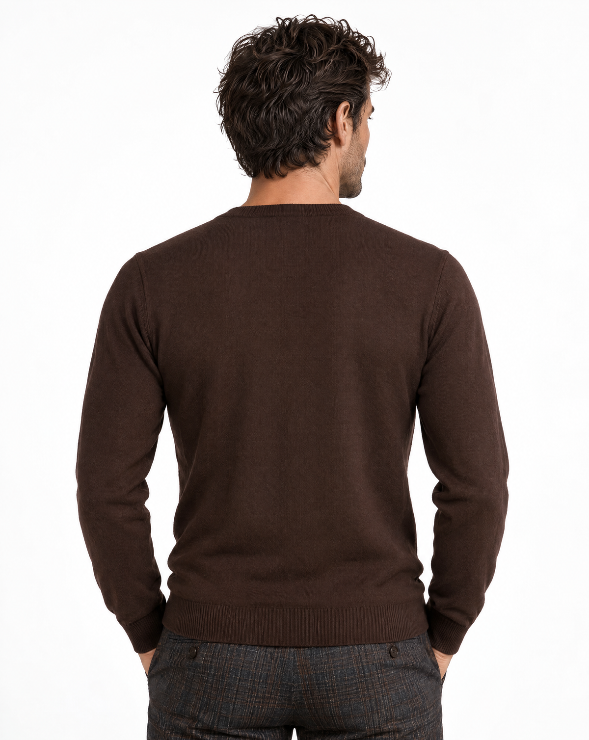 TRCK-11580-V-NECK SWEATER