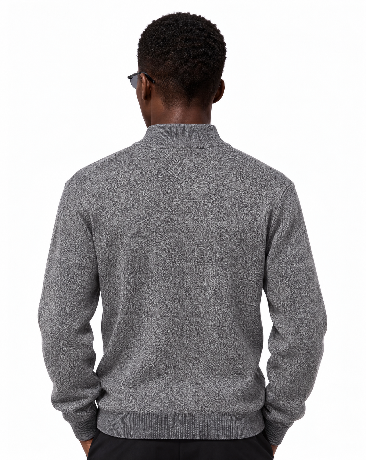 1/4 Zip Melange Sweater – JCS-508-QZ