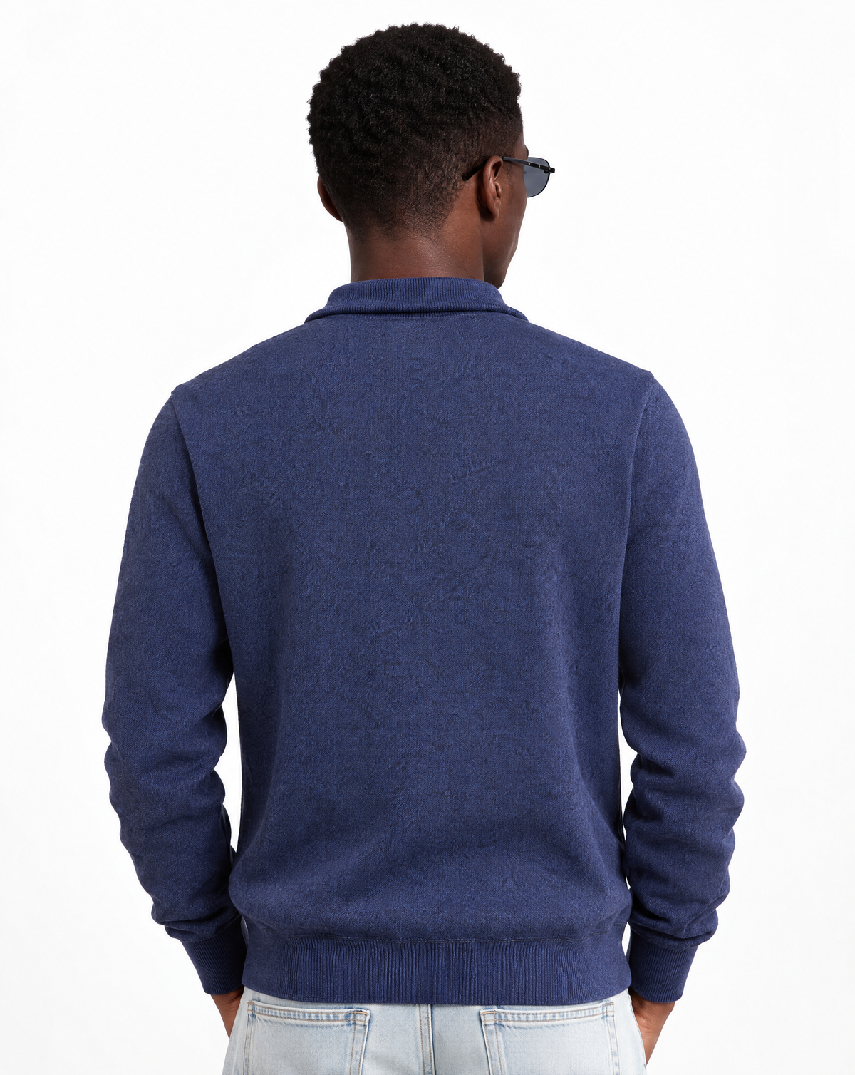 1/4 Zip Melange Sweater – JCS-508-QZ