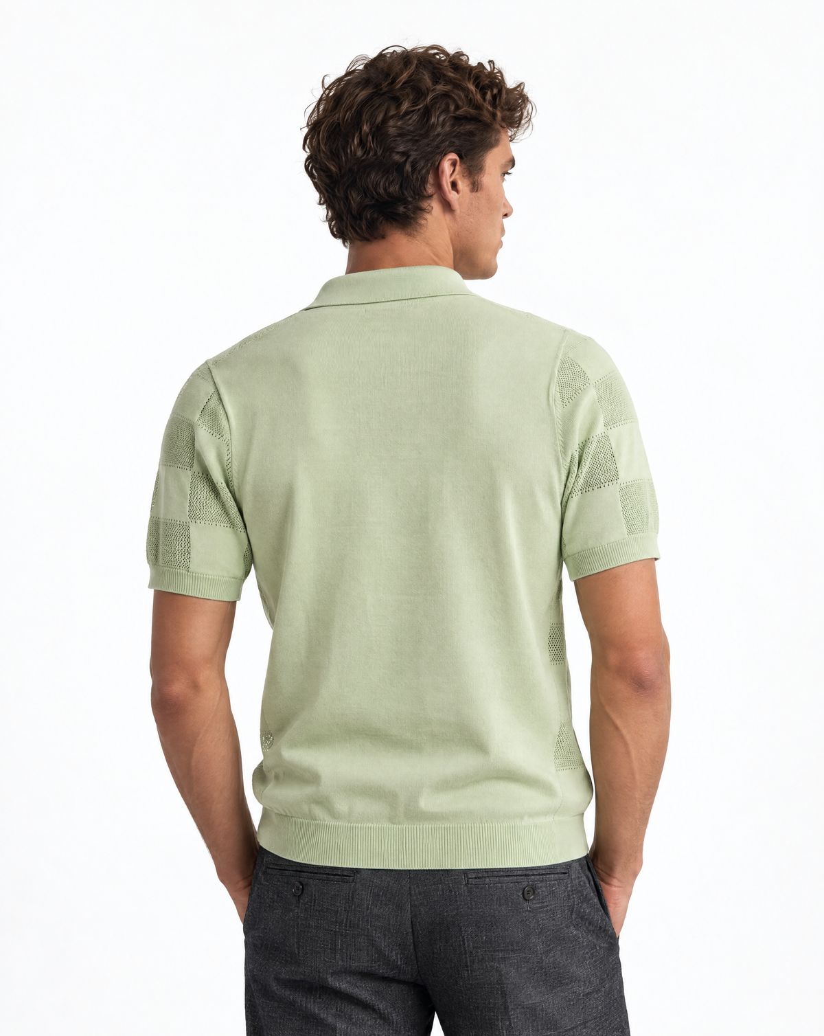 TRCK-11565 Slim Fit Polo Sweater