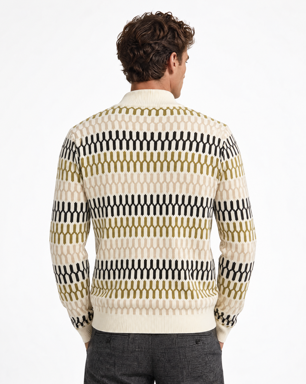 TRCK-11585 - Mock Neck Sweater