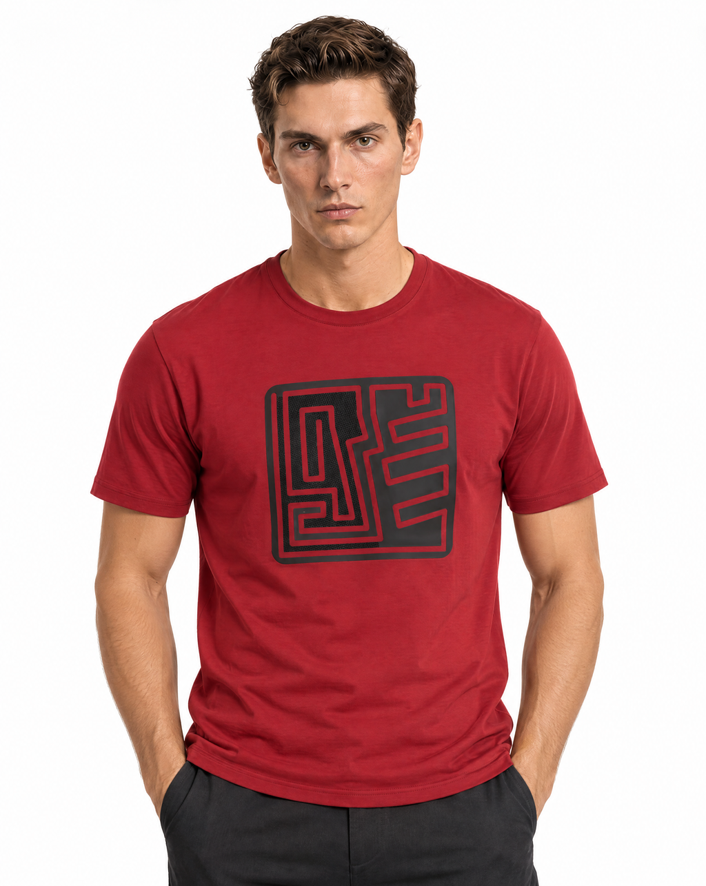 TRTD-1132-3D Abstract Short Sleeve T-Shirt