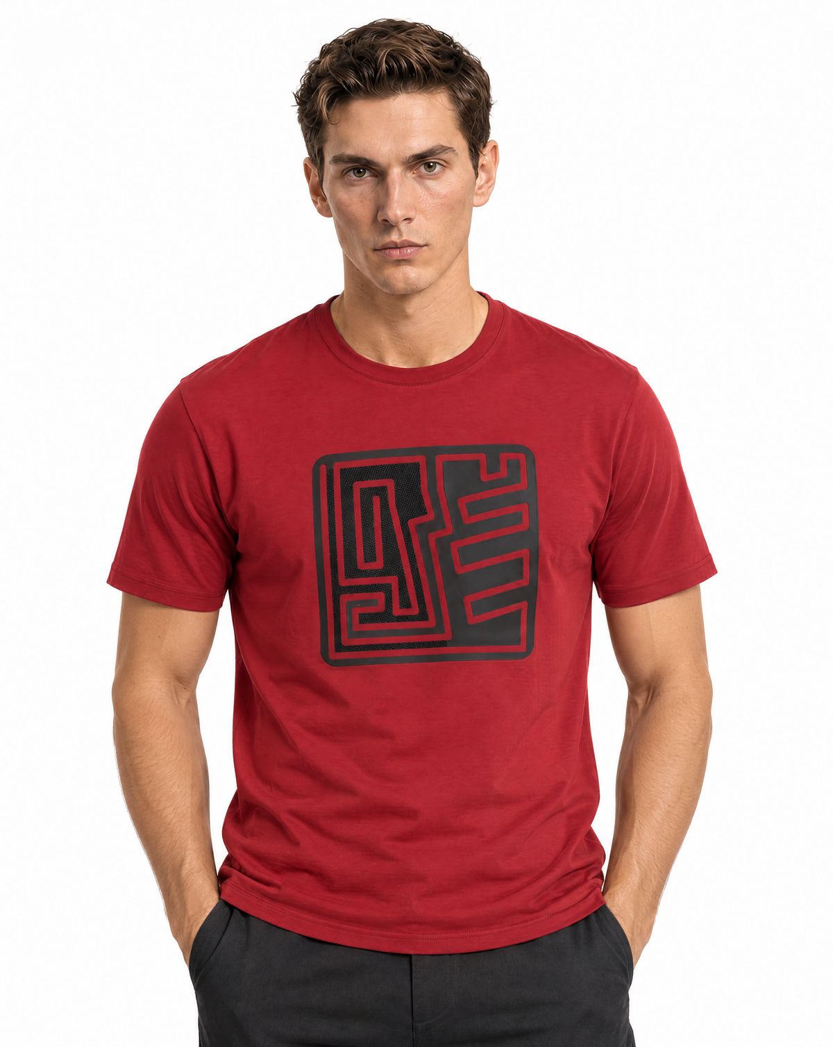 TRTD-1132-3D Abstract Short Sleeve T-Shirt