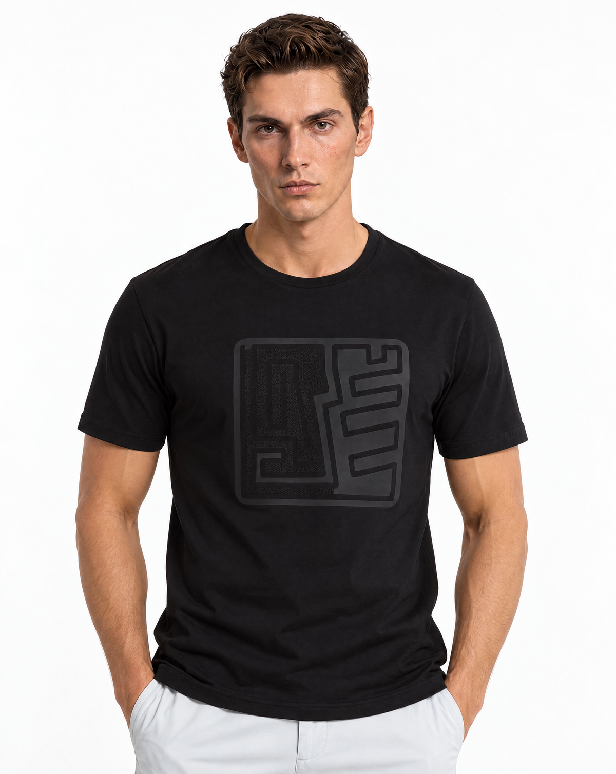TRTD-1132-3D Abstract Short Sleeve T-Shirt