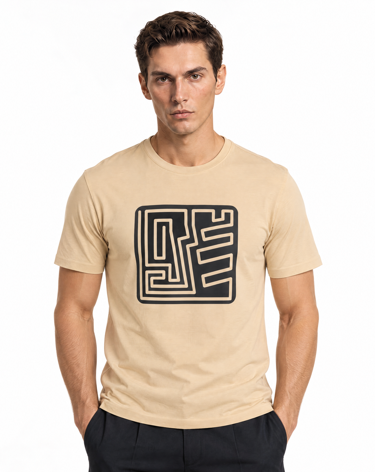 TRTD-1132-3D Abstract Short Sleeve T-Shirt