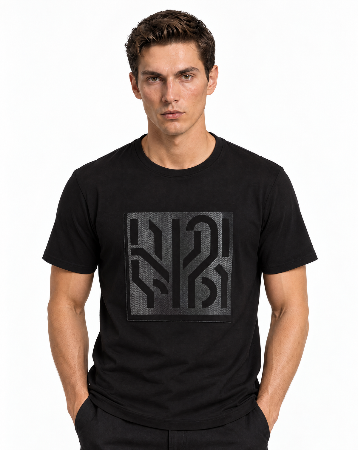 TRTD-1146-3D Abstract Short Sleeve T-Shirt
