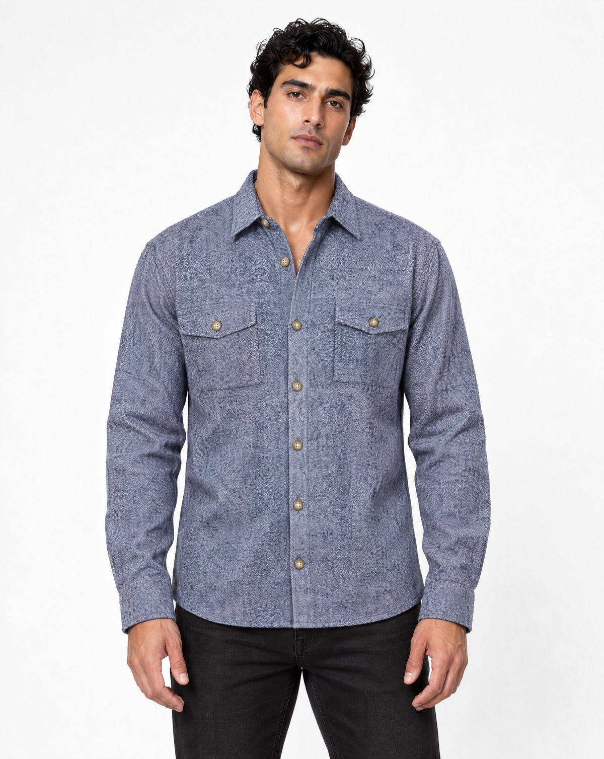 JCLS-133-Heringbone Shirt