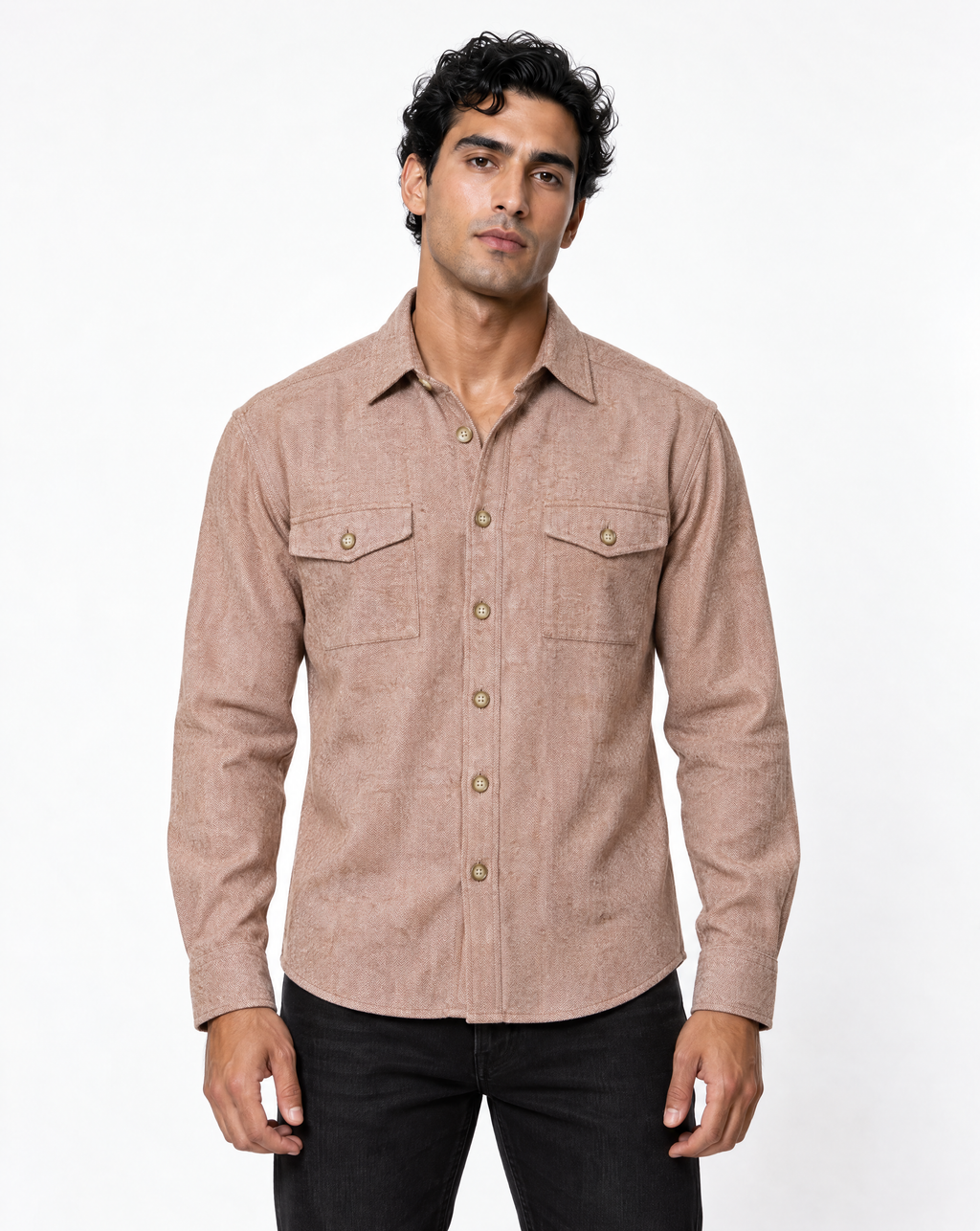 JCLS-133-Heringbone Shirt