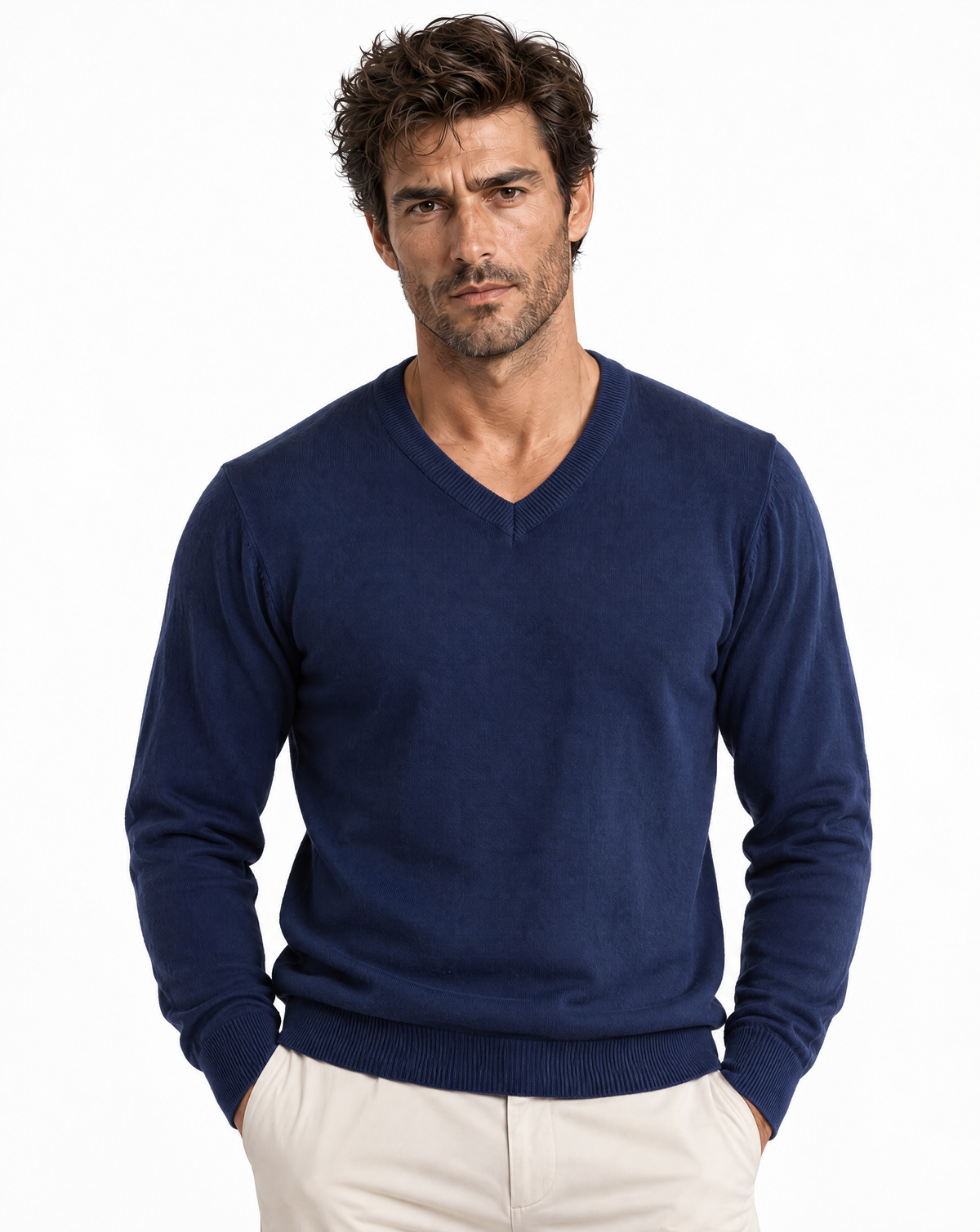 TRCK-11580-V-NECK SWEATER