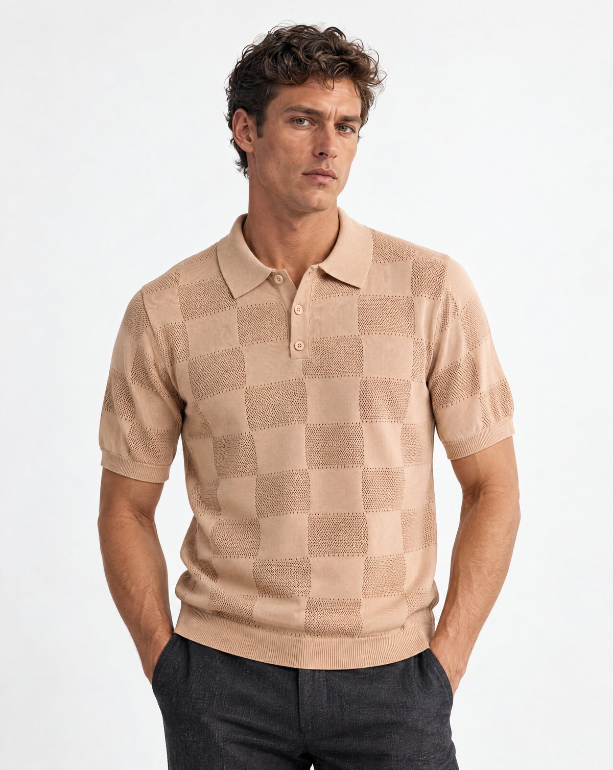 TRCK-11565 Slim Fit Polo Sweater