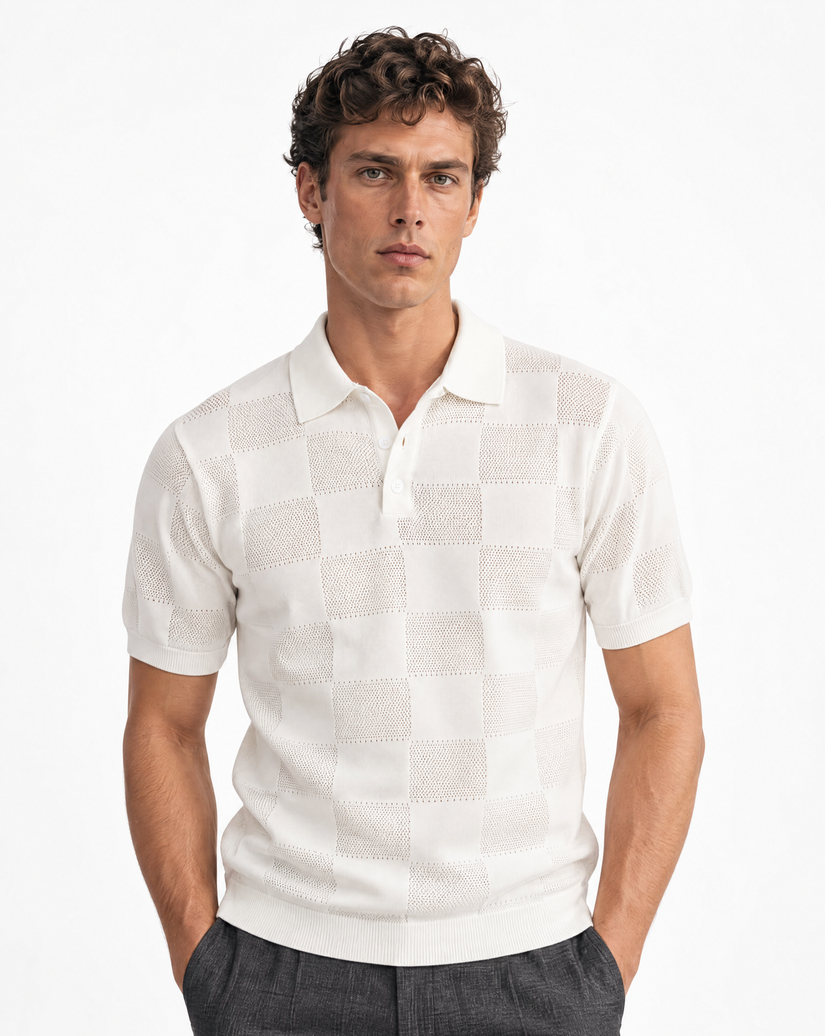 TRCK-11565 Slim Fit Polo Sweater