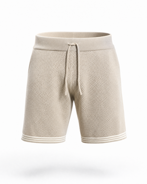TKSB-1001-Textured Knit Shorts