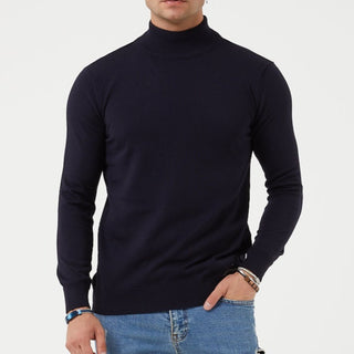 M-236 TR PREMIUM MUSCLE FIT MOCK NECK SWEATER