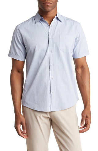 Short Sleeve Pocket Button-Up Shirt TR-1027