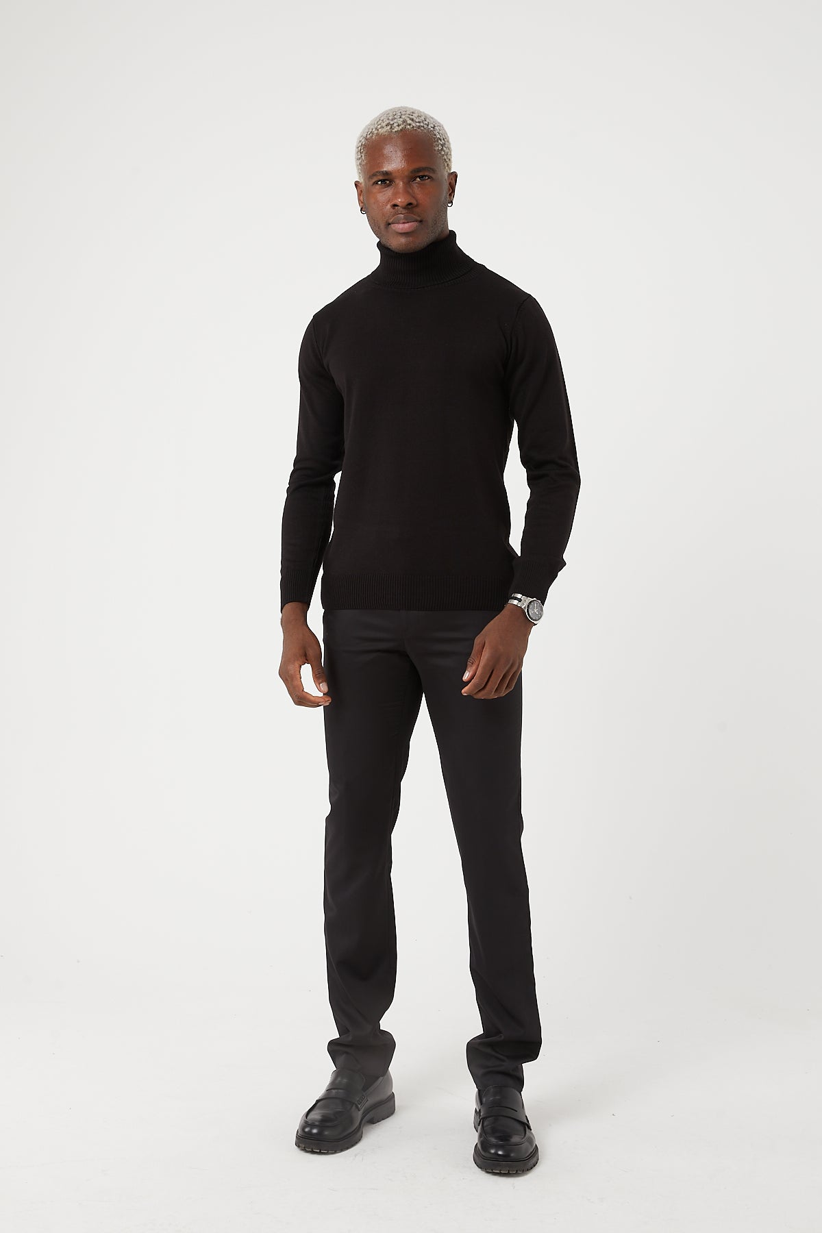 TR Premium Slim Fit Wool Turtle Neck Sweater for men - TR-11477