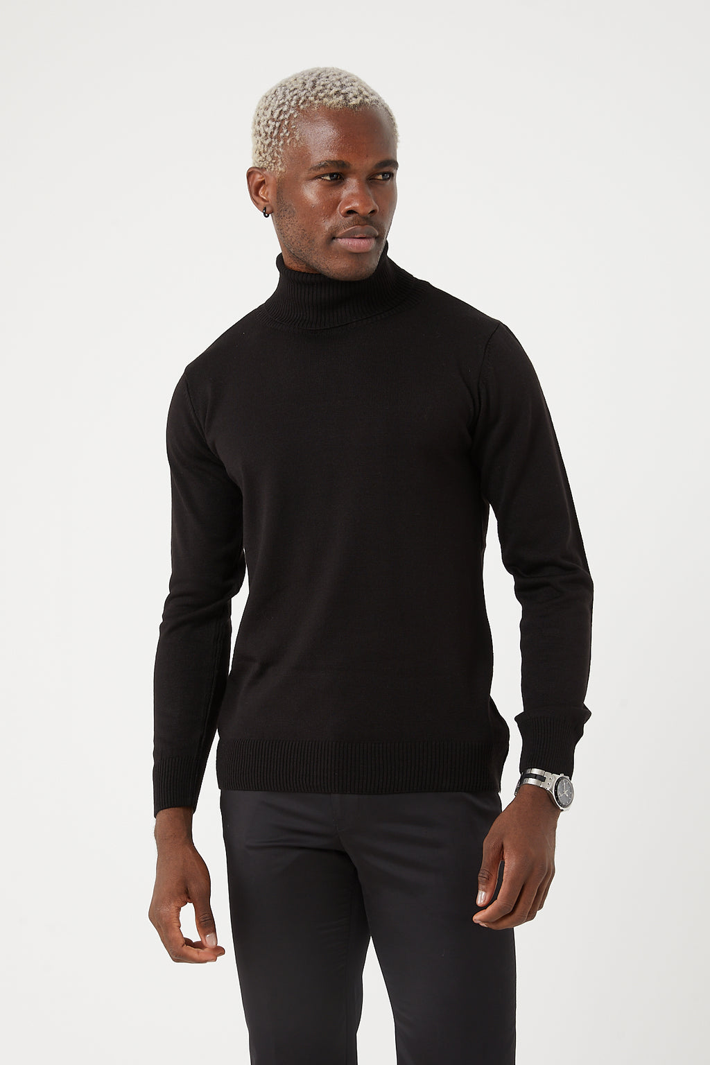TR Premium Slim Fit Wool Turtle Neck Sweater for men - TR-11477