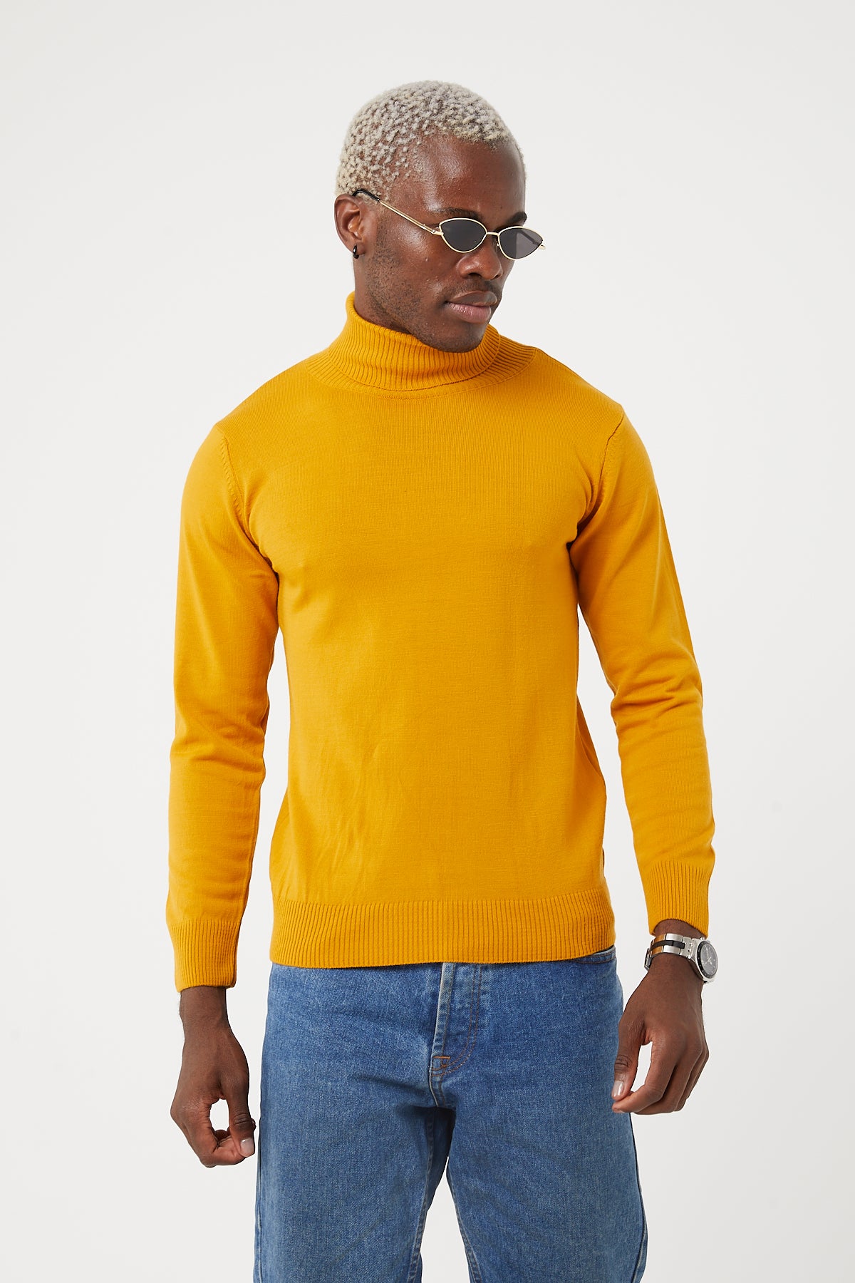 TR Premium Slim Fit Wool Turtle Neck Sweater for men - TR-11477