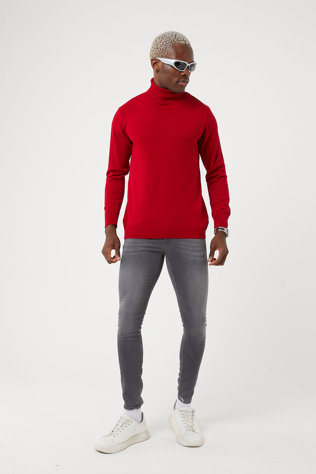 TR Premium Slim Fit Wool Turtle Neck Sweater for men - TR-11477