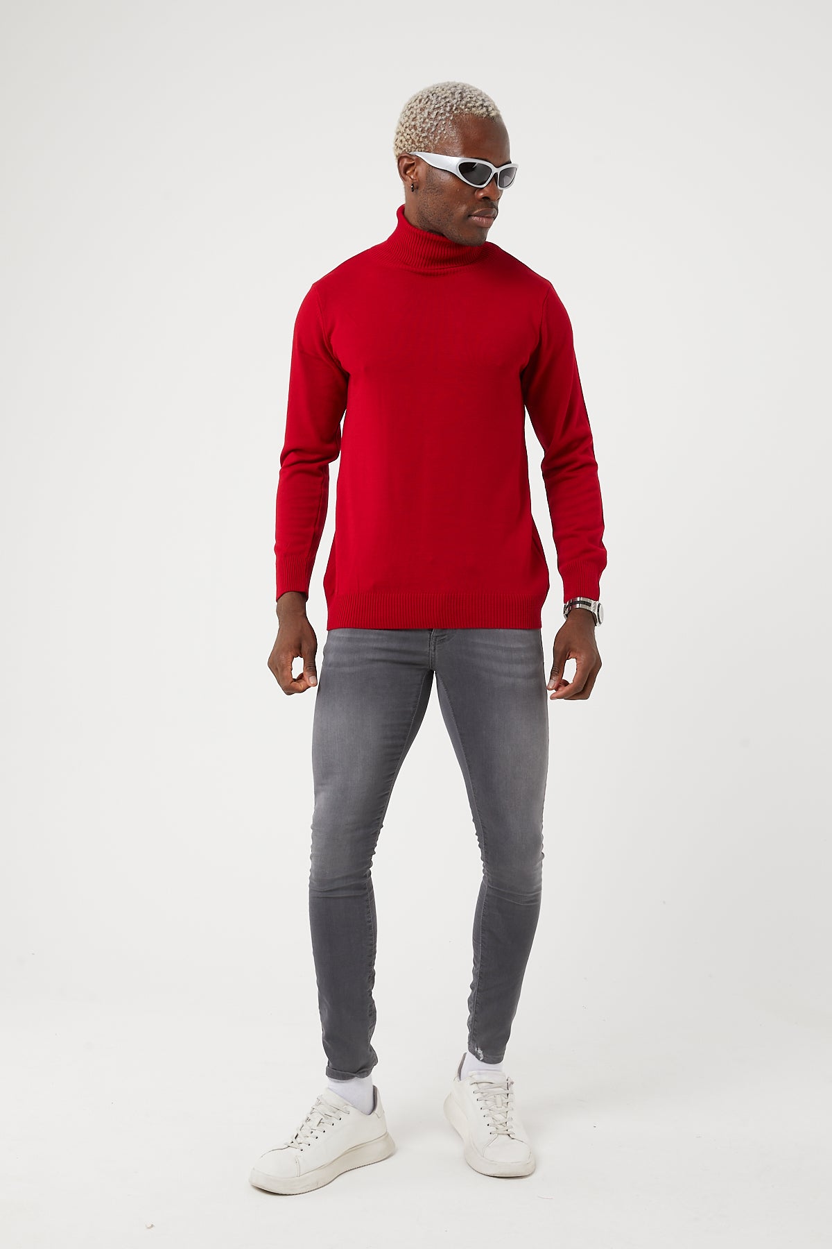 TR Premium Slim Fit Wool Turtle Neck Sweater for men - TR-11477
