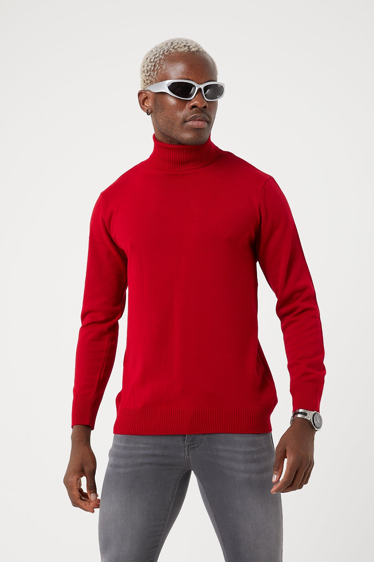 TR Premium Slim Fit Wool Turtle Neck Sweater for men - TR-11477