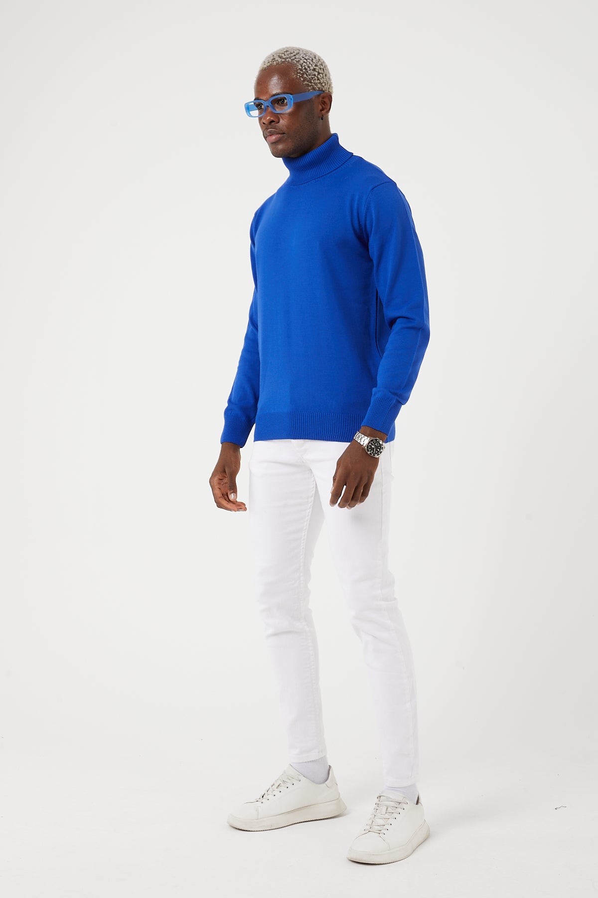TR Premium Slim Fit Wool Turtle Neck Sweater for men - TR-11477
