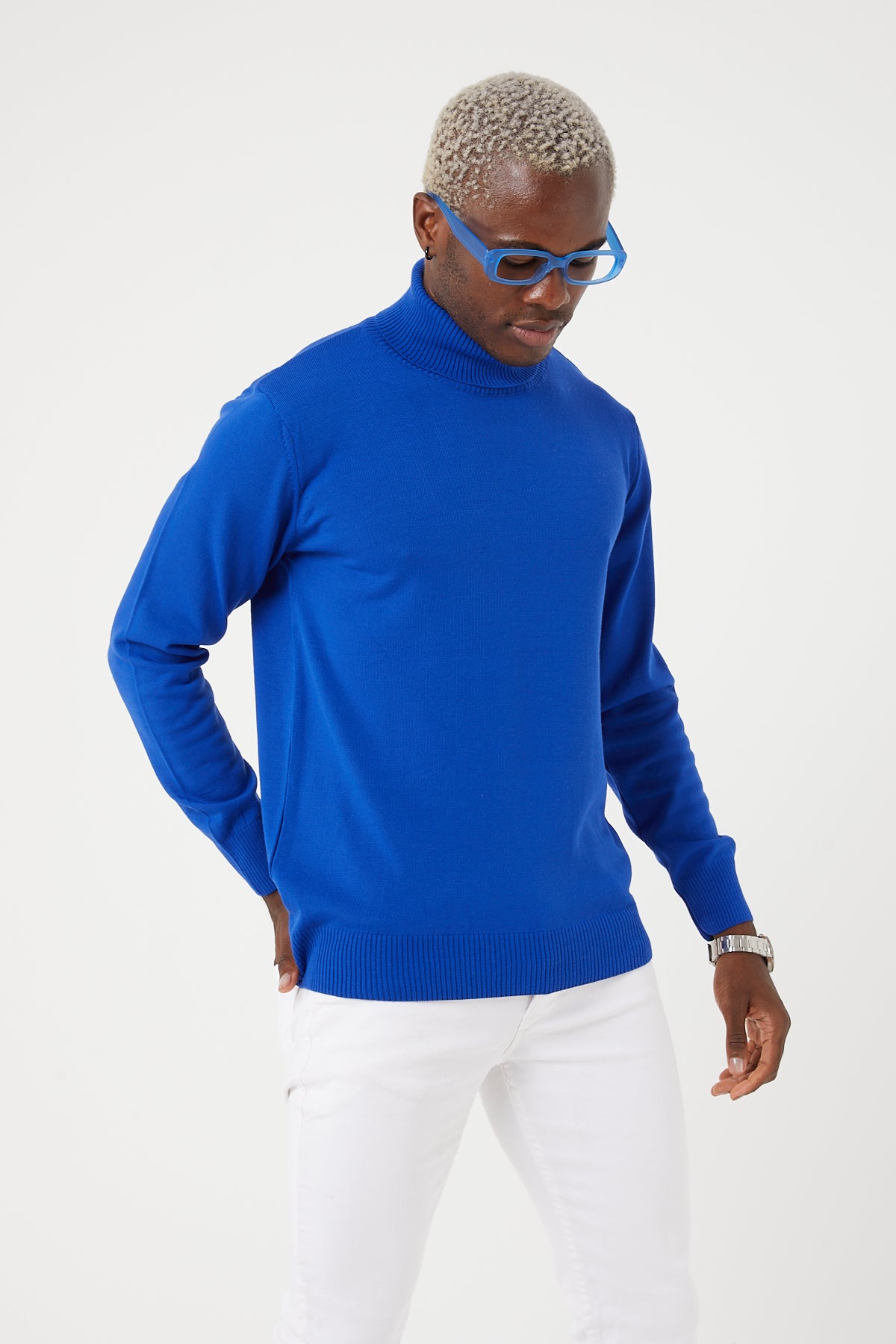 TR Premium Slim Fit Wool Turtle Neck Sweater for men - TR-11477