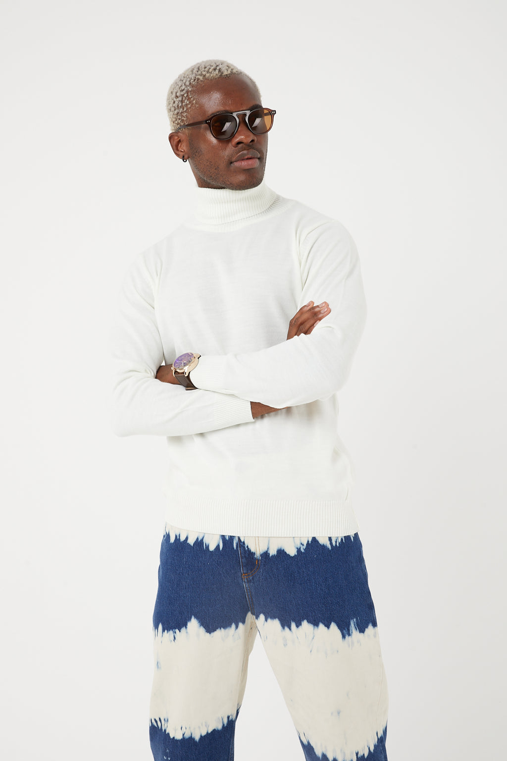 TR Premium Slim Fit Wool Turtle Neck Sweater for men - TR-11477