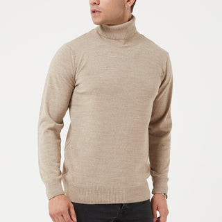 TR Premium Slim Fit Wool Turtle Neck Sweater for men - TR-11477