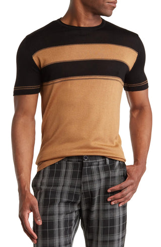 TR Premium - Textured Knit Crewneck T-Shirt TR-11494