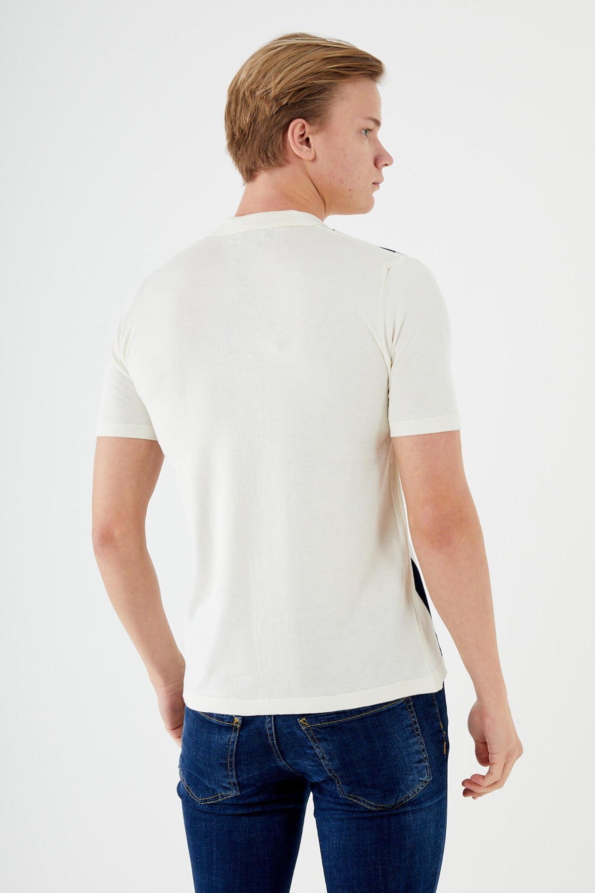 Textured Knit short sleeve shirt  TR-11514