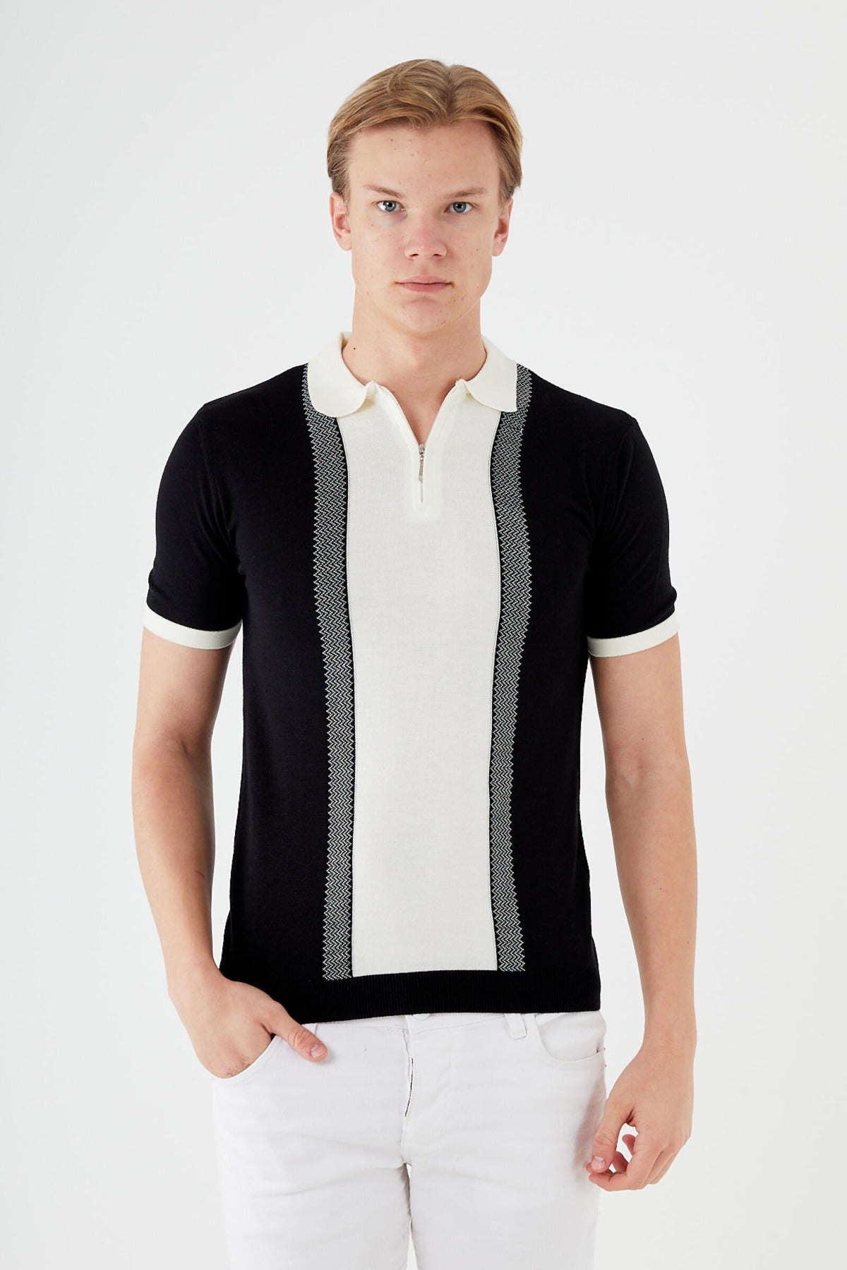 Short-Sleeve knit shirt TR-11515