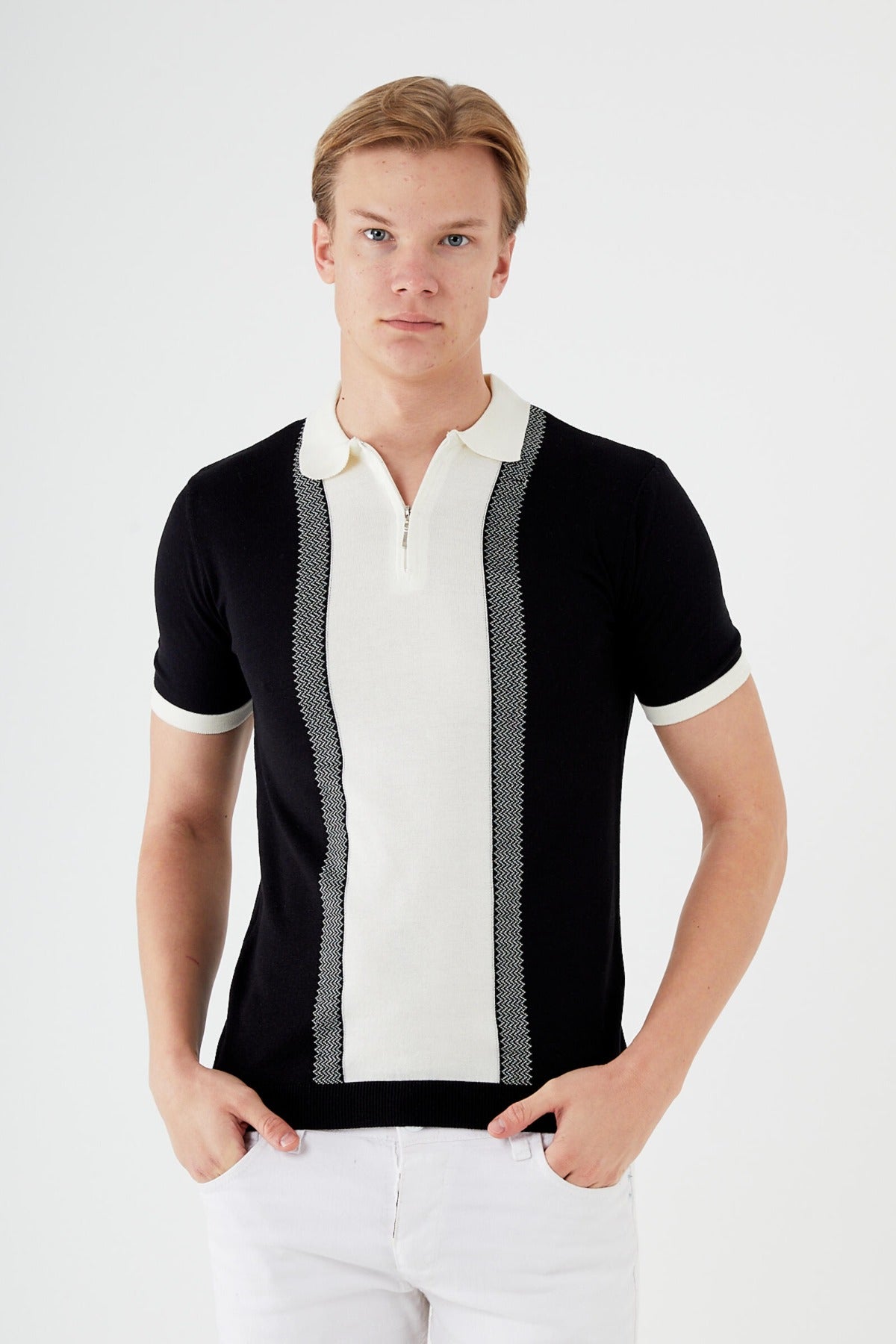 Short-Sleeve knit shirt TR-11515