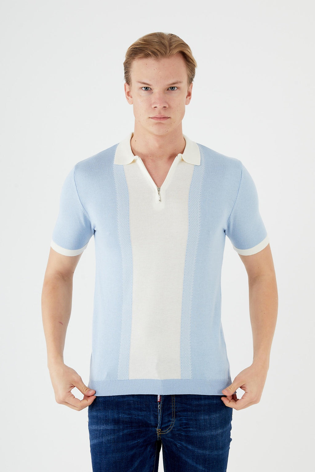 Short-Sleeve knit shirt TR-11515