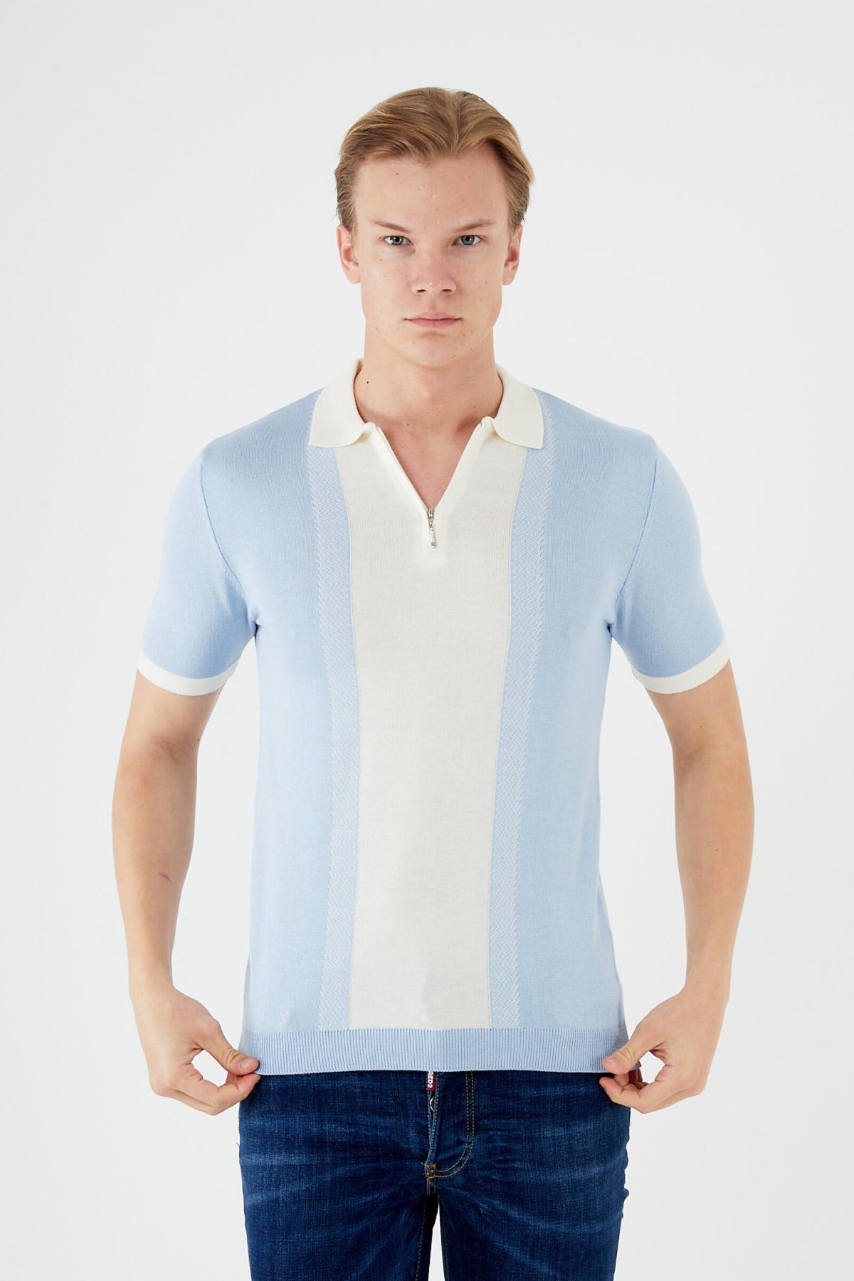 Short-Sleeve knit shirt TR-11515