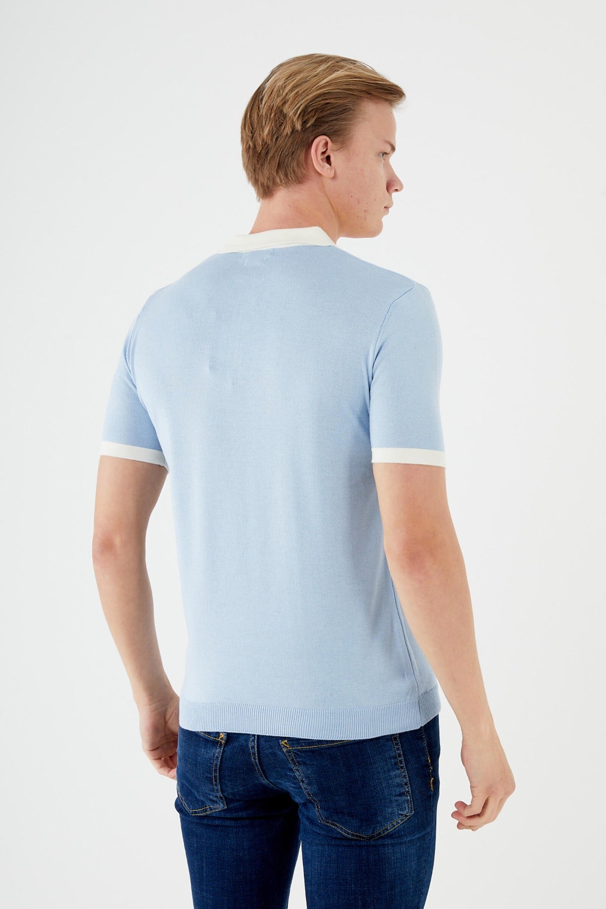 Short-Sleeve knit shirt TR-11515