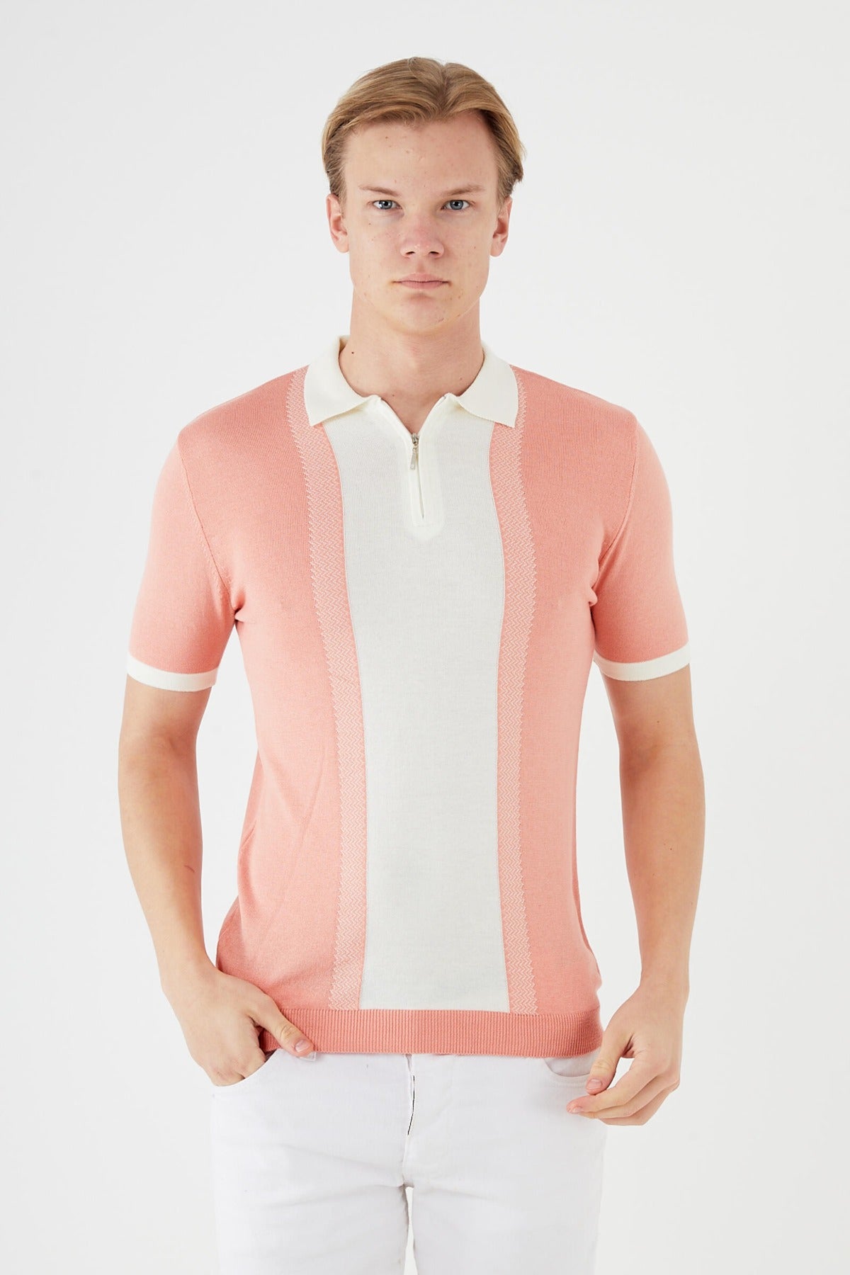 Short-Sleeve knit shirt TR-11515