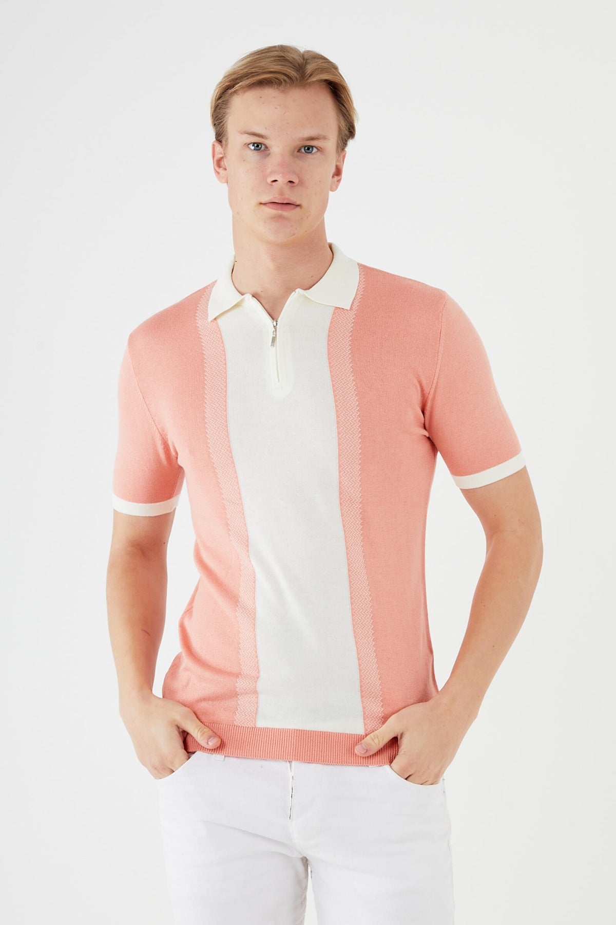 Short-Sleeve knit shirt TR-11515