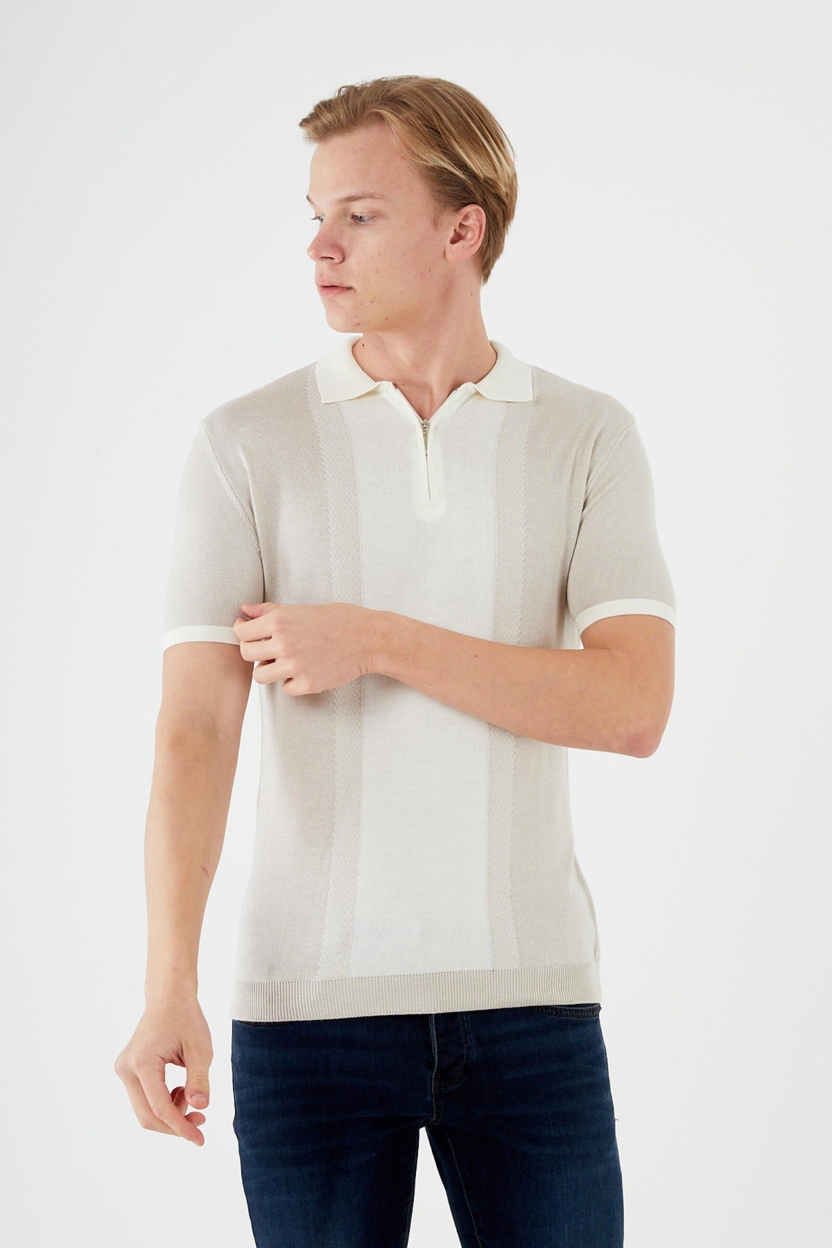 Short-Sleeve knit shirt TR-11515