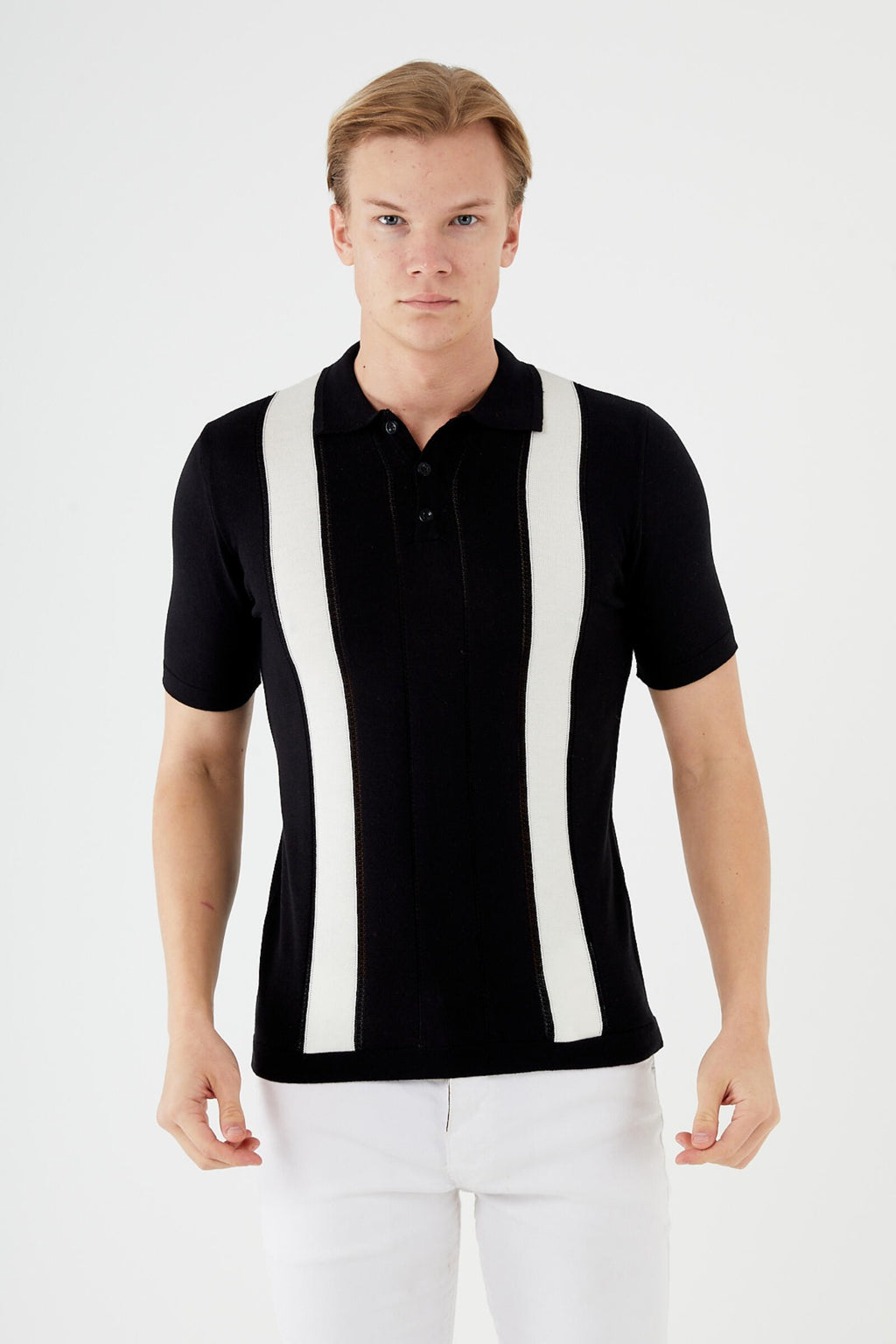 KNIT SHORT SLEEVE SHIRT TR-11518