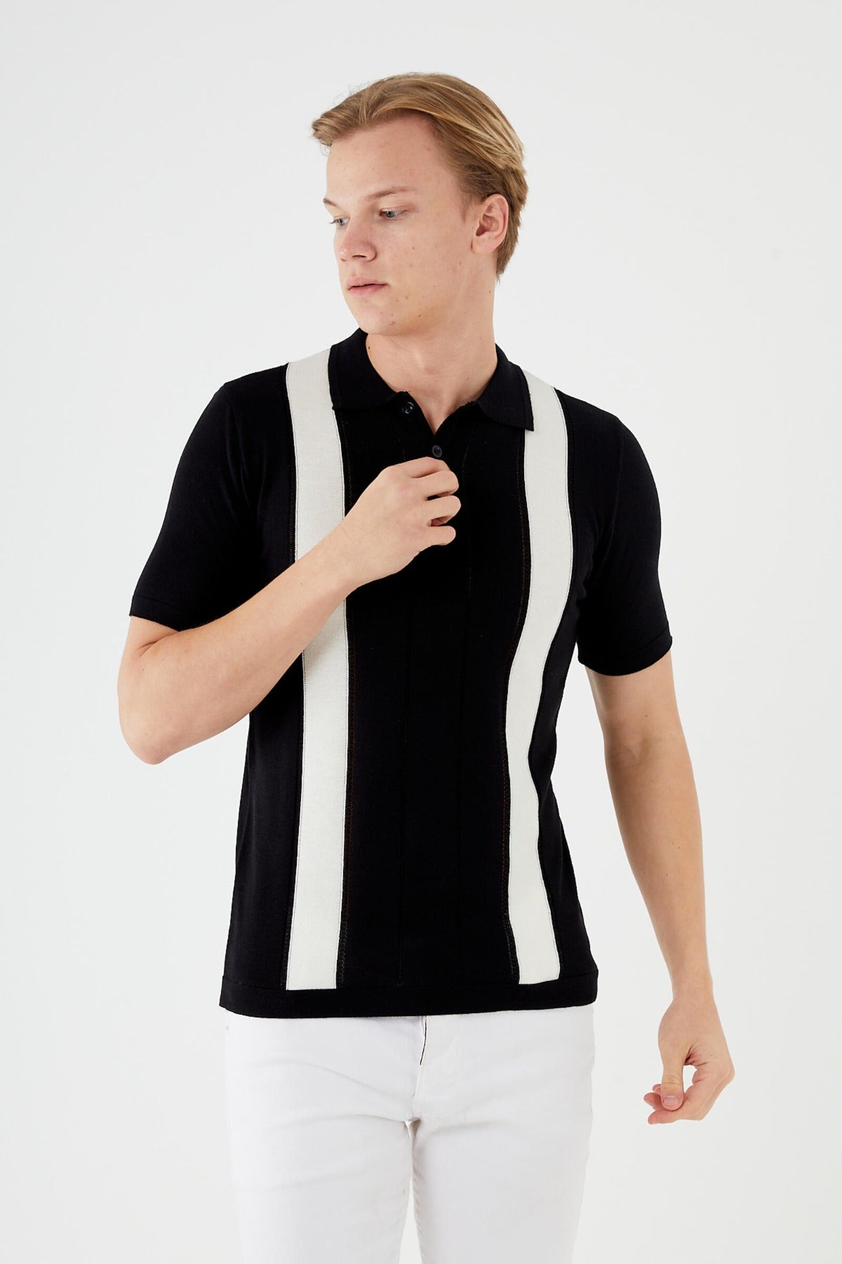 KNIT SHORT SLEEVE SHIRT TR-11518