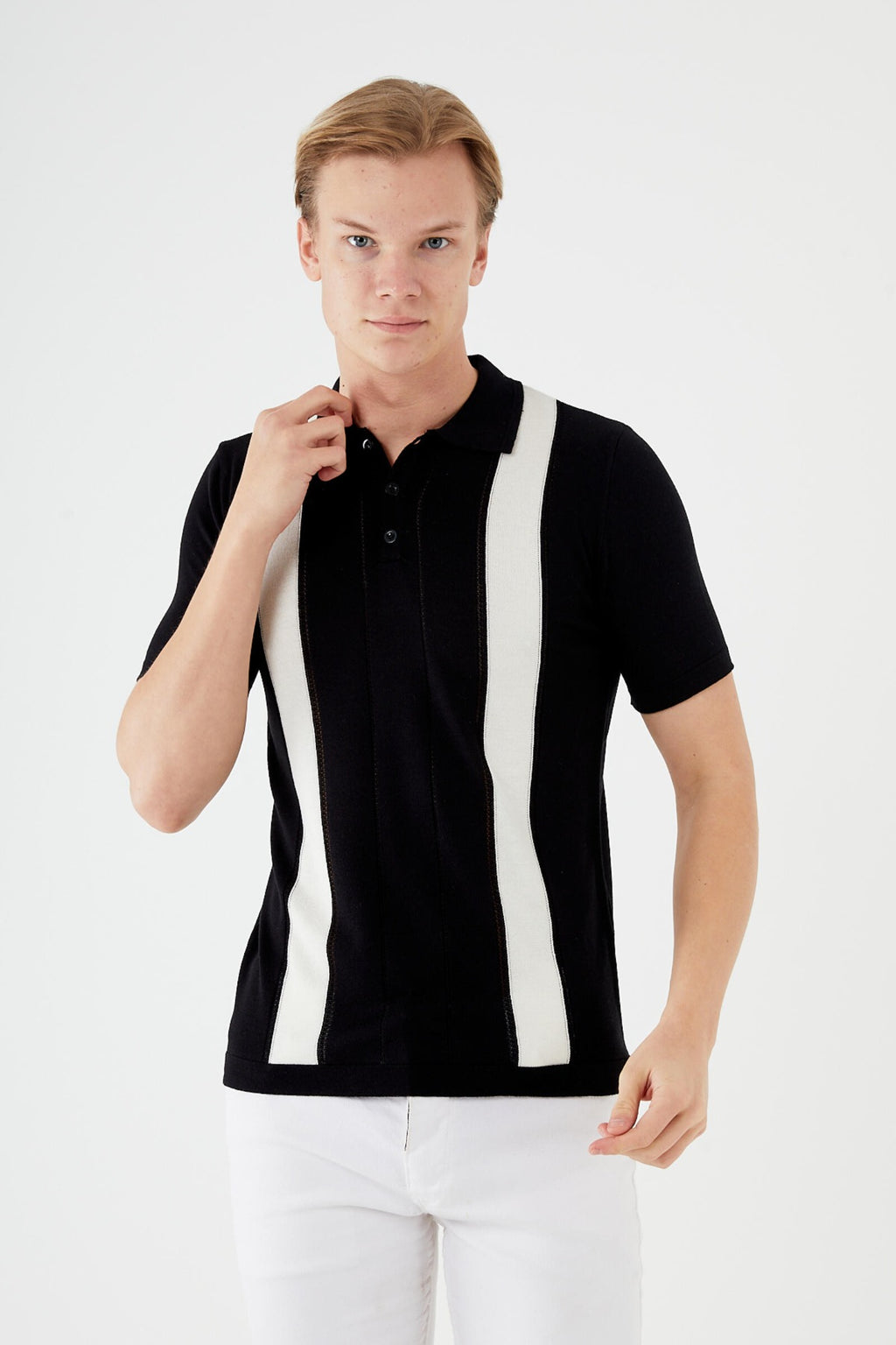 KNIT SHORT SLEEVE SHIRT TR-11518