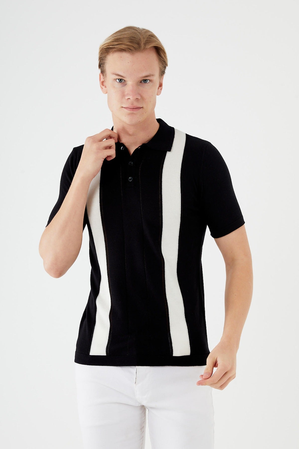 KNIT SHORT SLEEVE SHIRT TR-11518