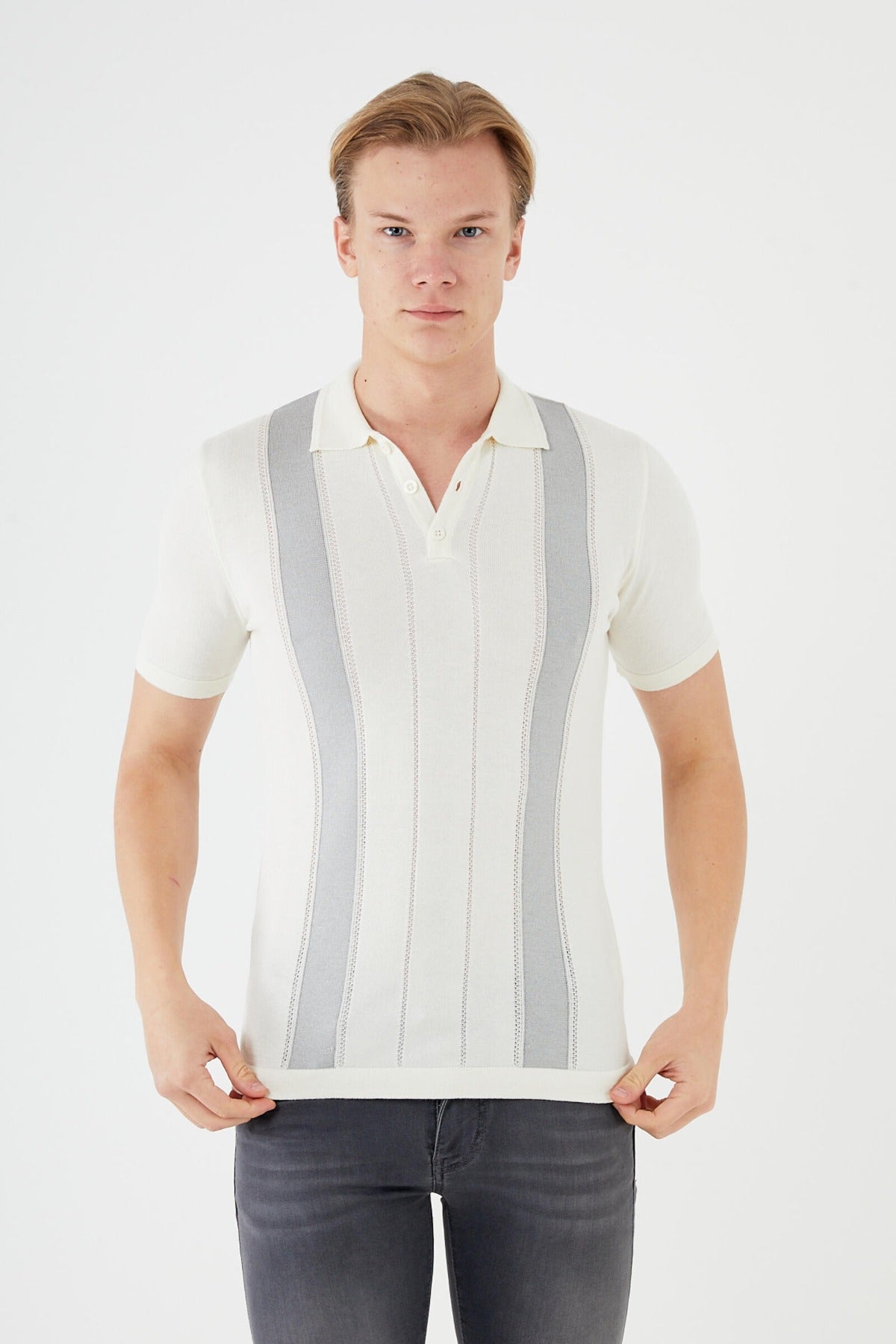 KNIT SHORT SLEEVE SHIRT TR-11518