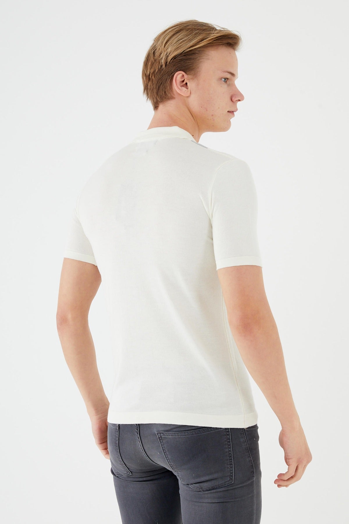 KNIT SHORT SLEEVE SHIRT TR-11518